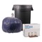 Boardwalk 33 in. x 39 in. 33 gal. 1.1 mil. Recycled Low-Density Polyethylene Can Liners - Clear (10 Bags/Roll, 10 Rolls/Carton)